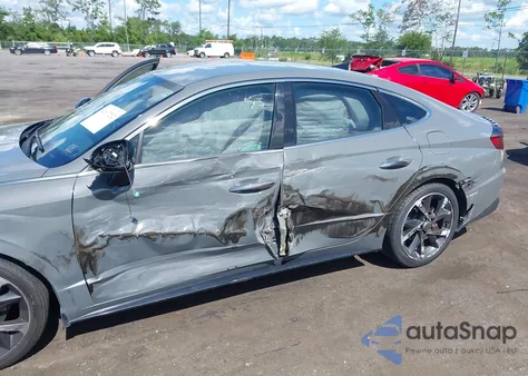 2021 Hyundai Sonata Sel Plus z USA, uszkodzony, nr VIN 5NPEJ4J20MH077888